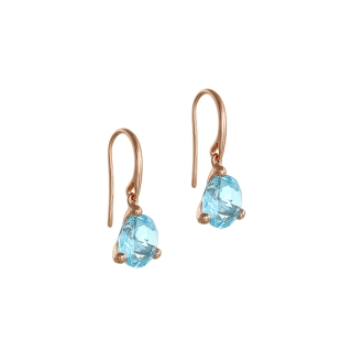 Earrings Very Gavello Dolcevita Blue Topaz