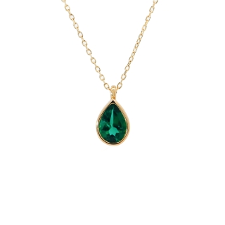 Green sapphire pendant