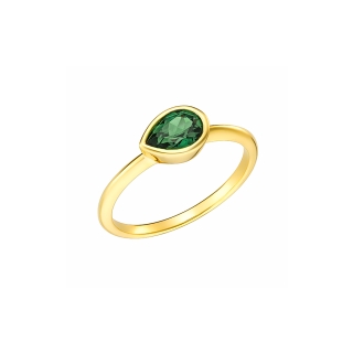 Δαχτυλίδι με πράσινο ζαφείρι