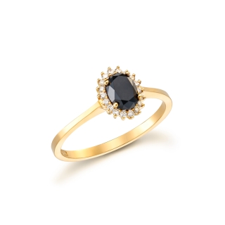 Black Diamond Ring