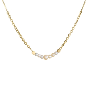 Heart-Pearl necklace