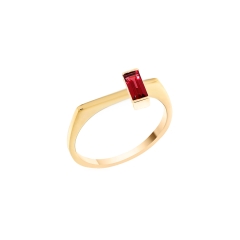 Rhodolite Ring