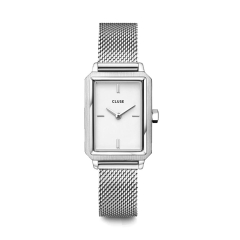 Cluse Fluette Watch Mesh White / Silver